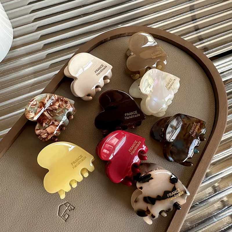 Travel Accessories For Girls - 작은 헤어 클로 아세테이트 헤어 크랩