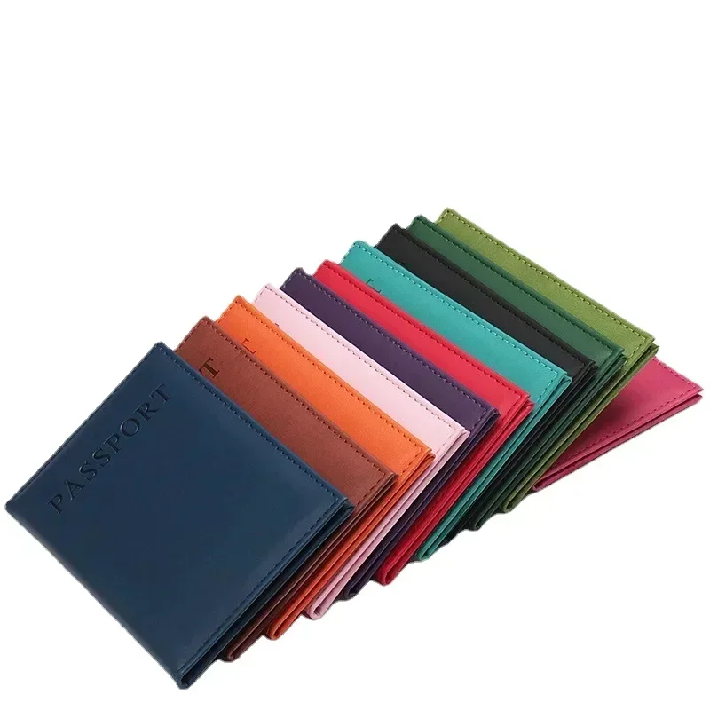 Travel Accessories Wallet - 패션 여성 남성 여권 커버 Pu