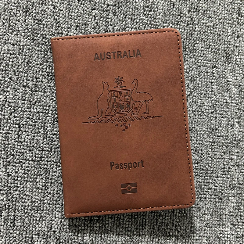 Travel Accessories Wallet - 호주 여권 커버 RFID 차단 여행