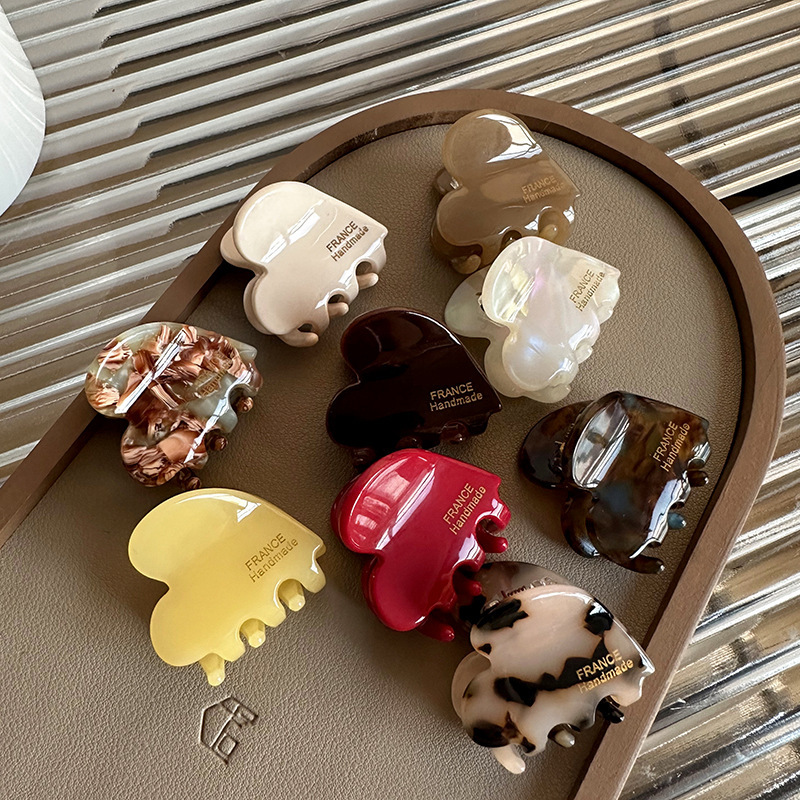 Travel Accessories For Girls - 3.5cm 작은 헤어 클로 아세테이트 헤어