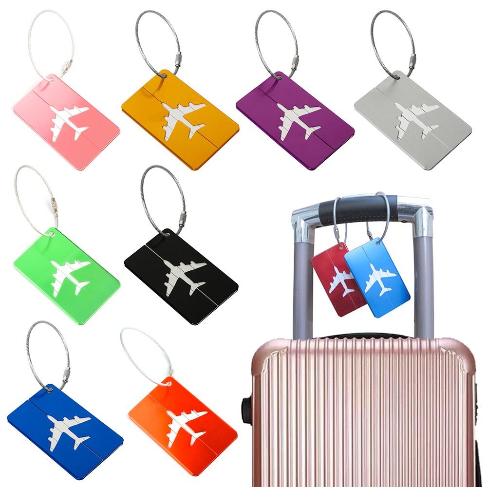 Travel Accessories International - 알루미늄 여행 수하물 태그, 재사용 가능한