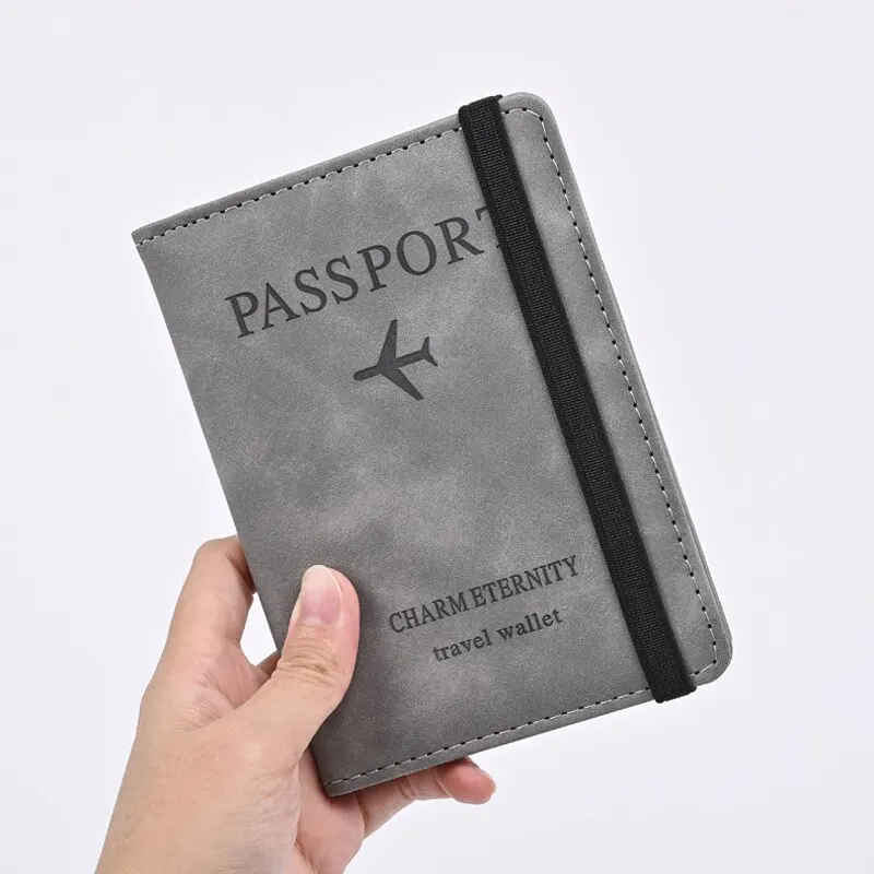 Travel Accessories Wallet - 남성용 PU 가죽 지갑, 여행 여권
