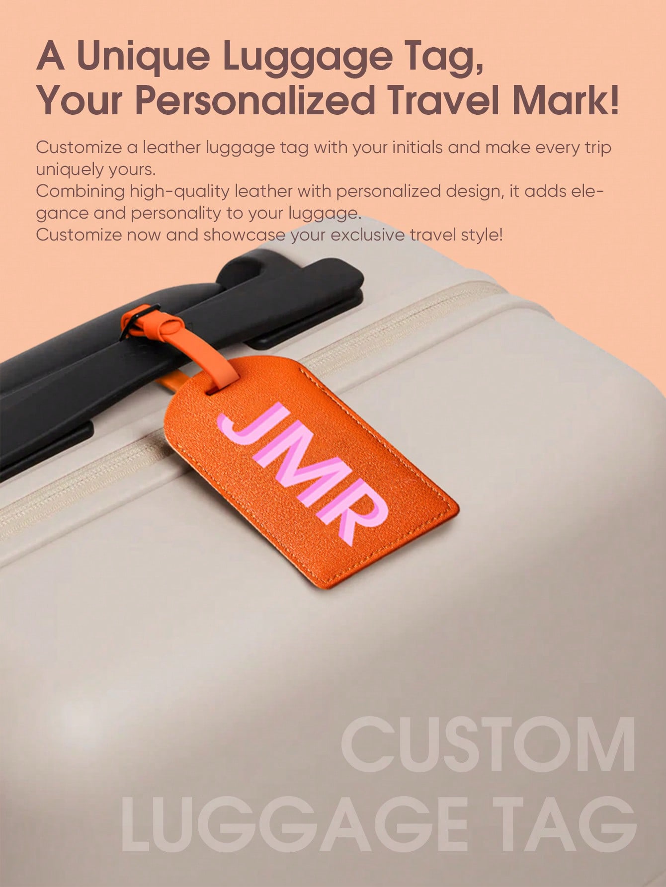 개인 맞춤 이니셜 러기지 태그, PU 가죽 여행 가방  - Travel Accessories International 리뷰 및 가격