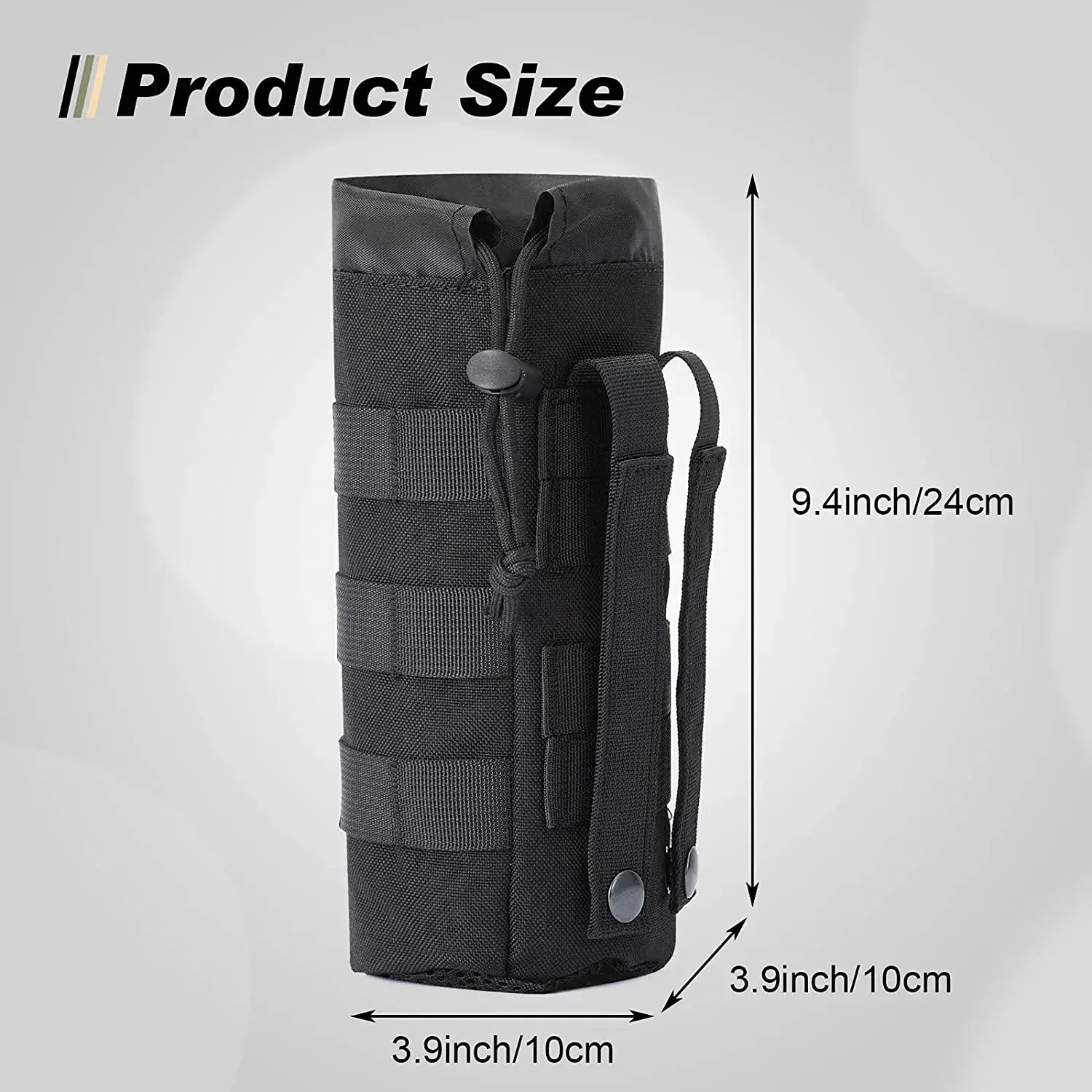 전술 Molle 물병 가방 파우치 홀더 야외 여행 캠핑 - Travel Accessories Bike 리뷰 및 가격