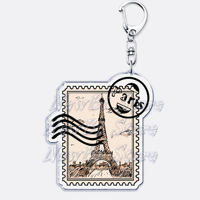 인기 여행 인용 기념품 포스트 스탬프 열쇠 고리, 액세 - Travel Accessories New York 리뷰 및 가격