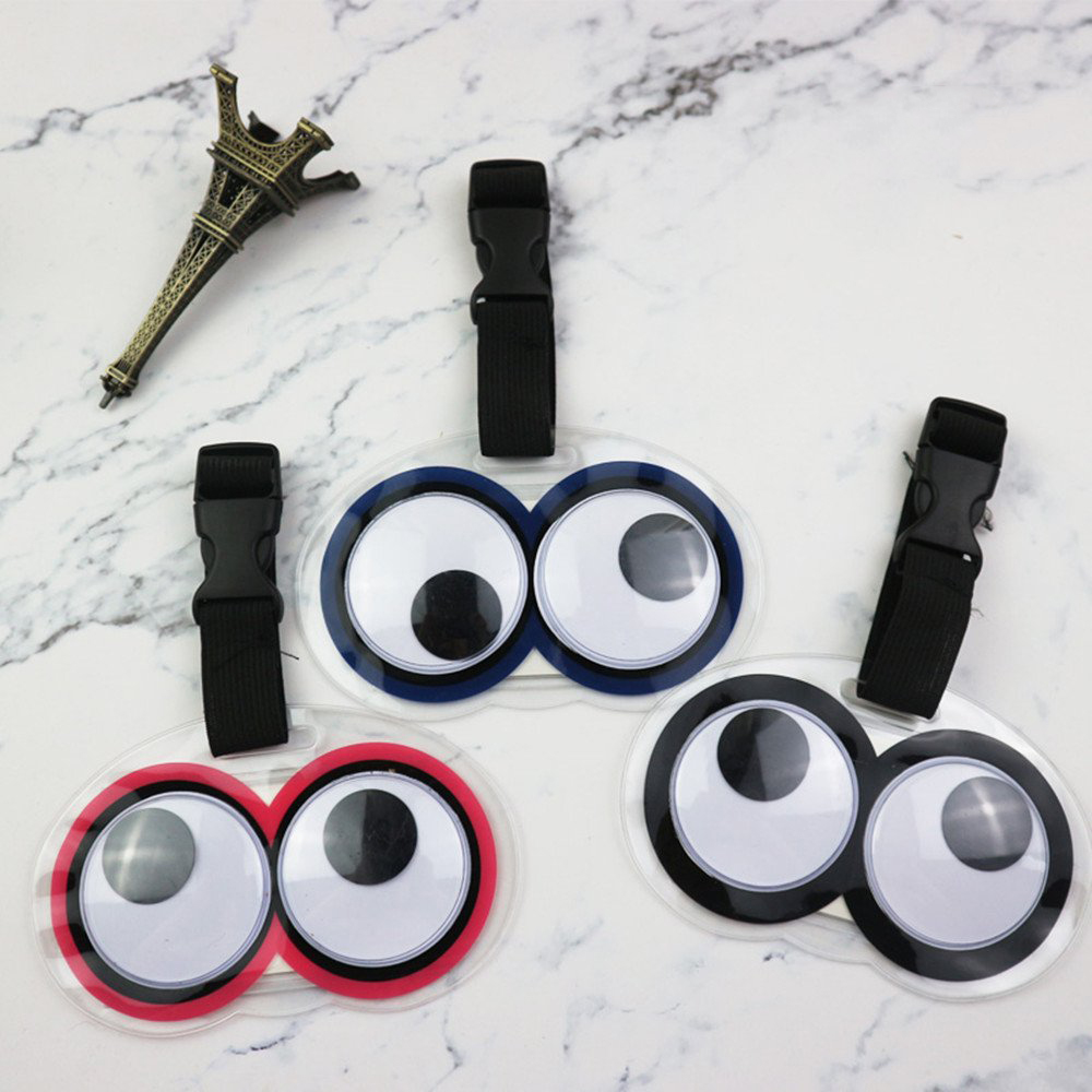 귀여운 눈 모양 수하물 태그 이름 식별 라벨이 있는 재 - Travel Accessories International 리뷰 및 가격