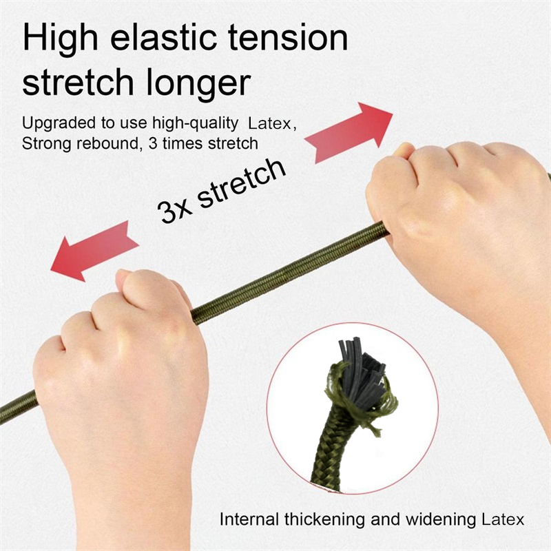 30-210cm 7mm 포장 밧줄 실버 후크가있는 탄성 - Travel Accessories Bike 리뷰 및 가격