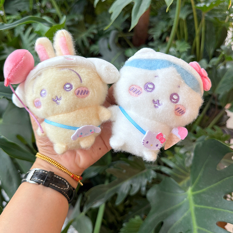 귀여운 여행용 플러시 키체인 부드러운 우사기 하치와레  - Travel Accessories Pouch 리뷰 및 가격
