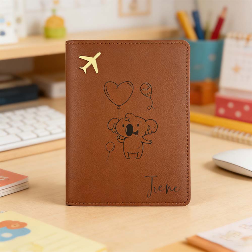 1개 개인 맞춤 이름이 새겨진 여권 커버, 기념 선물, - Travel Accessories Meaning 리뷰 및 가격