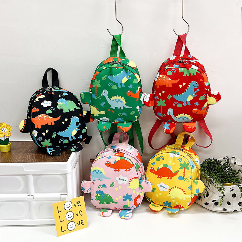 귀여운 어린이 가방 만화 공룡 어린이 학교 가방 유치원 - Travel Accessories For Girls 리뷰 및 가격