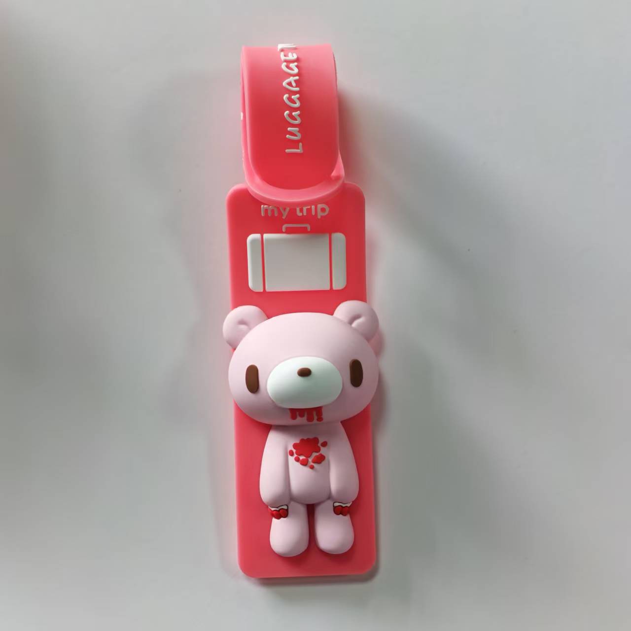 귀여운 만화 곰 실리콘 러기지 태그, 분실 방지 여행  - Travel Accessories International 리뷰 및 가격