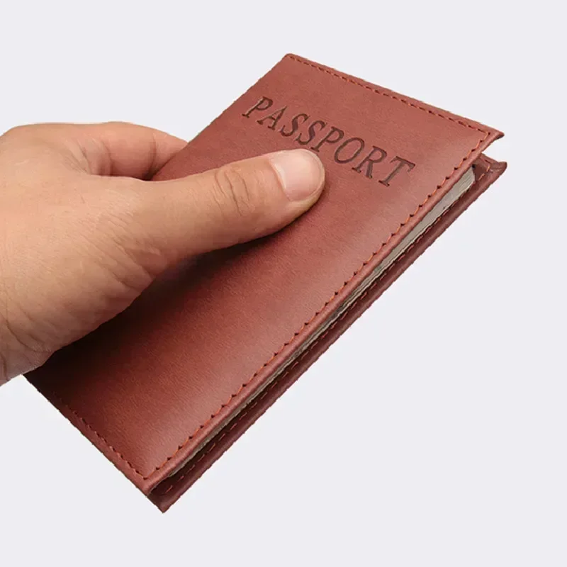 패션 여성 남성 여권 커버 Pu 가죽 솔리드 컬러 여행 - Travel Accessories Wallet 리뷰 및 가격