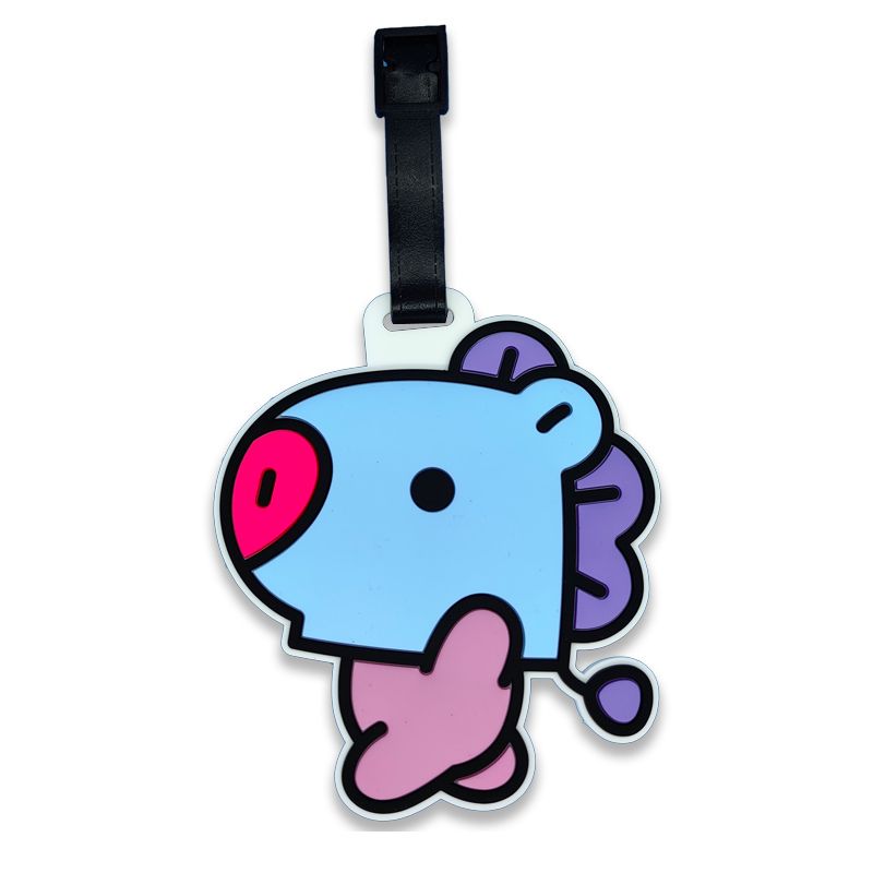 BT21 만화 귀여운 키체인 카와이 유니섹스 수하물 태 - Travel Accessories International 리뷰 및 가격