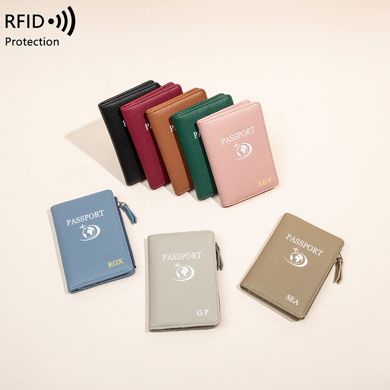 여행 여성 RFID 개인화 된 여권 홀더 PU 가죽 다 - Travel Accessories Wallet 리뷰 및 가격