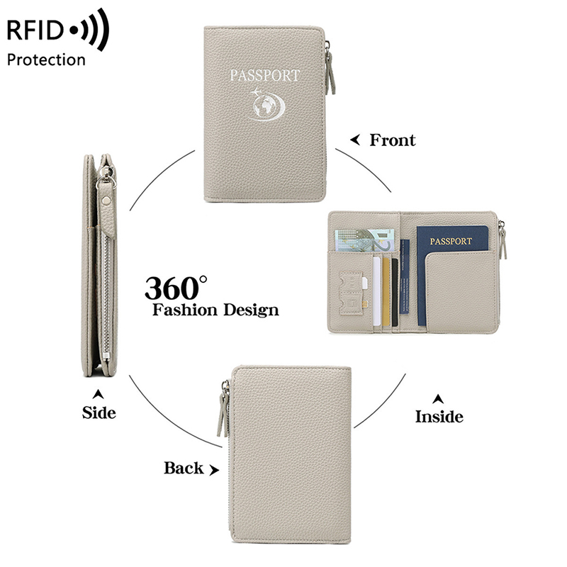 여행 여성 RFID 개인화 된 여권 홀더 PU 가죽 다 - Travel Accessories Wallet 리뷰 및 가격