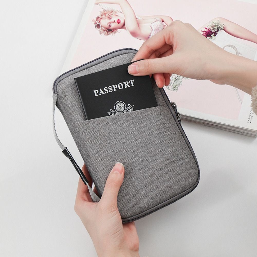 여행용품 여행 지갑 티켓 홀더 지퍼 가족 여권 홀더 O - Travel Accessories Wallet 리뷰 및 가격