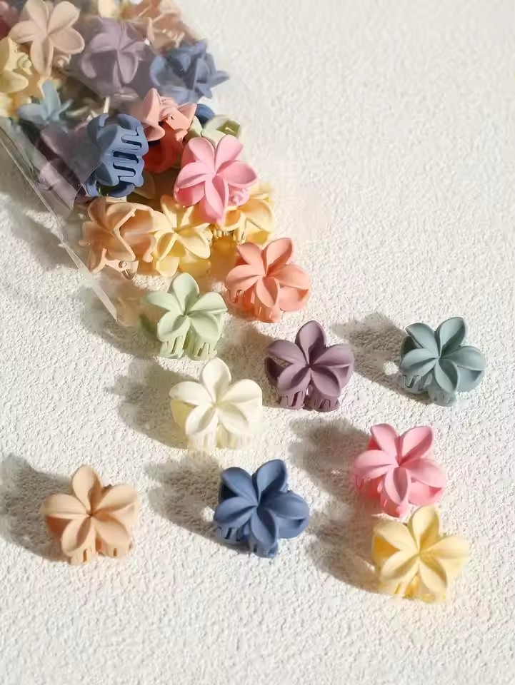 10/15pcs 4cm 헤어 클로 클립 달콤한 색상 혼 - Travel Accessories For Girls 리뷰 및 가격