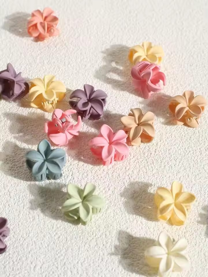 10/15pcs 4cm 헤어 클로 클립 달콤한 색상 혼 - Travel Accessories For Girls 리뷰 및 가격