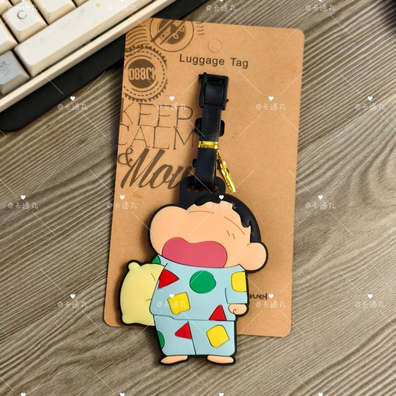 크레용신짱 만화 애니메이션 캐릭터 패션 러기지 태그 귀 - Travel Accessories Pouch 리뷰 및 가격