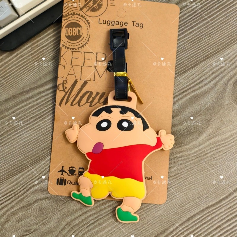 크레용신짱 만화 애니메이션 캐릭터 패션 러기지 태그 귀 - Travel Accessories Pouch 리뷰 및 가격