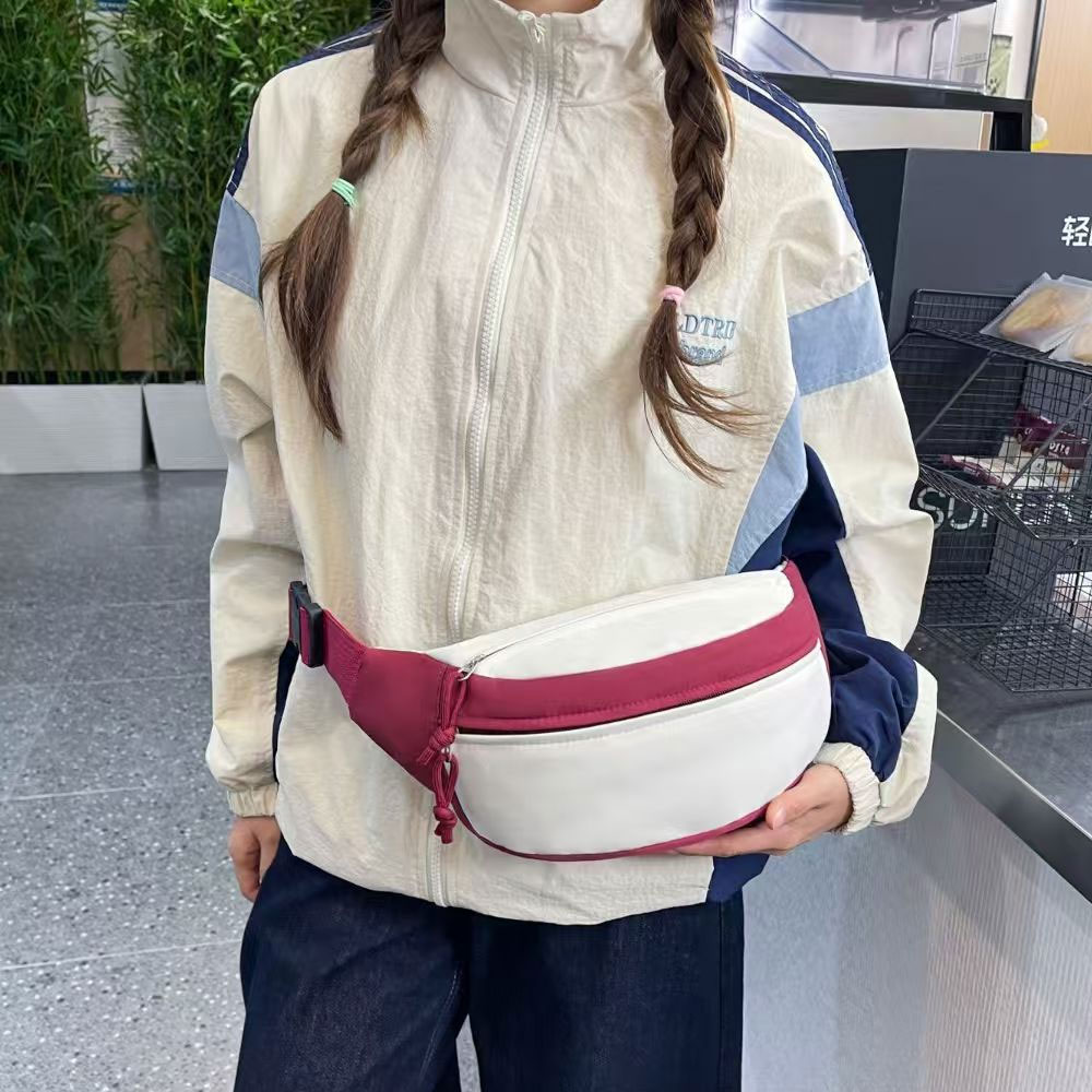 1피스 여성용 가슴 가방, 컬러 블록 캐주얼 숄더백,  - Travel Accessories Bike 리뷰 및 가격