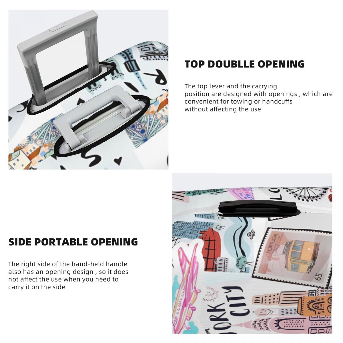 여행 인쇄 가방 커버 뉴욕 메모리 휴일 비즈니스 실용  - Travel Accessories New York 리뷰 및 가격