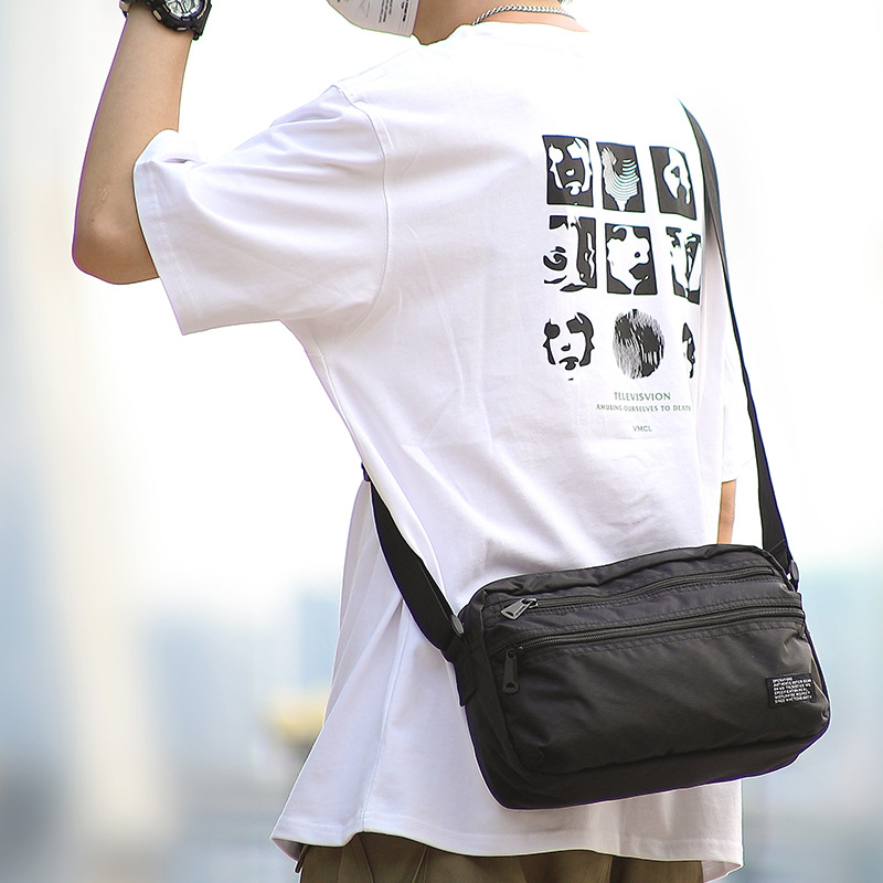 남성용 미니멀리스트 크로스바디 슬링백, 일본풍 메신저백 - Travel Accessories In Japan 리뷰 및 가격