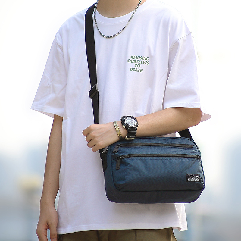 남성용 미니멀리스트 크로스바디 슬링백, 일본풍 메신저백 - Travel Accessories In Japan 리뷰 및 가격