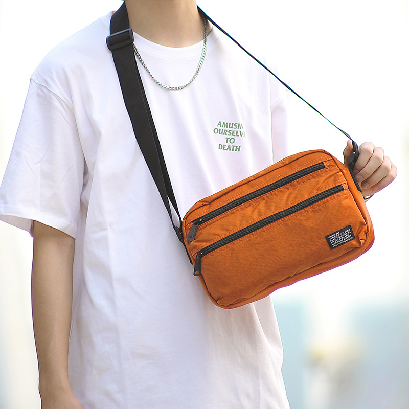 남성용 미니멀리스트 크로스바디 슬링백, 일본풍 메신저백 - Travel Accessories In Japan 리뷰 및 가격