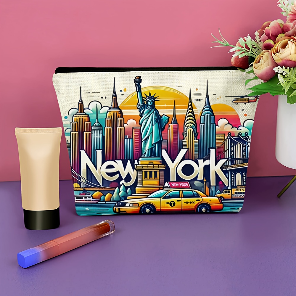 뉴욕시 디자인 메이크업 가방, 상징적인 랜드마크가 있는 - Travel Accessories New York 리뷰 및 가격