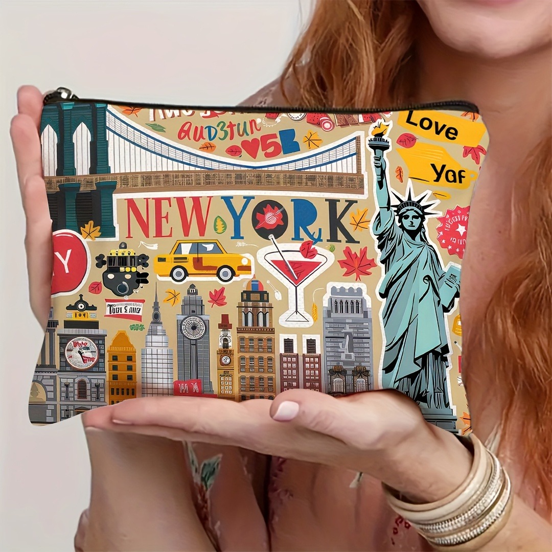 뉴욕시 디자인 메이크업 가방, 상징적인 랜드마크가 있는 - Travel Accessories New York 리뷰 및 가격