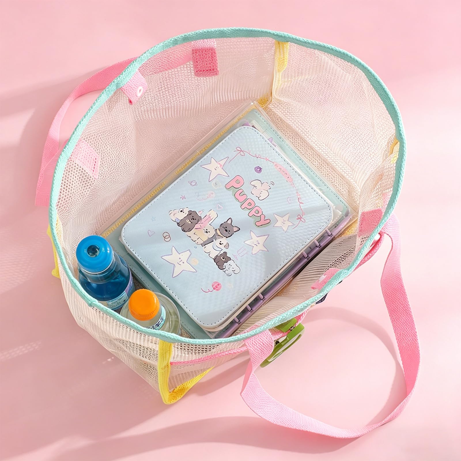 여성용 비치백, 화려한 접이식 그물망 모래 가방, 여행 - Travel Accessories Pouch 리뷰 및 가격