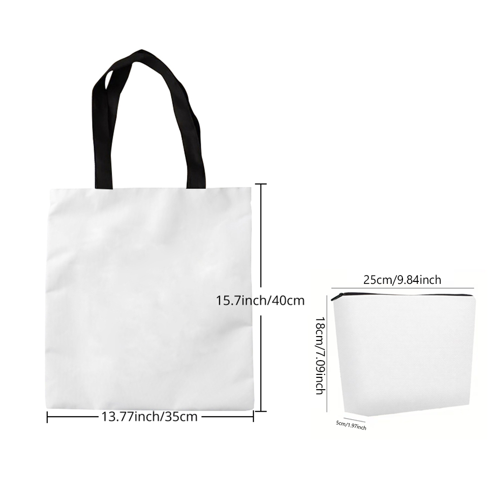 치와와 강아지 프린트 핸드백 블랙 플로럴 패턴 토트백과 - Travel Accessories Pouch 리뷰 및 가격