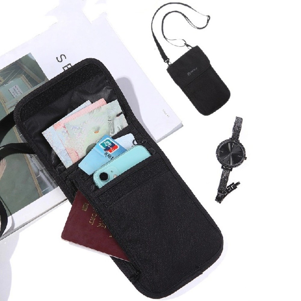 휴대용 여행용품 여행 지갑 나일론 카키 블랙 여행용 목 - Travel Accessories Wallet 리뷰 및 가격