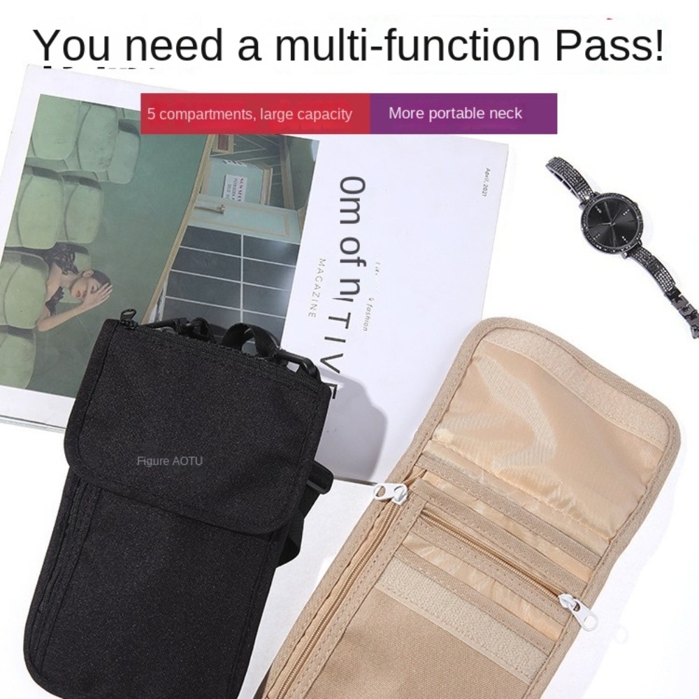 휴대용 여행용품 여행 지갑 나일론 카키 블랙 여행용 목 - Travel Accessories Wallet 리뷰 및 가격