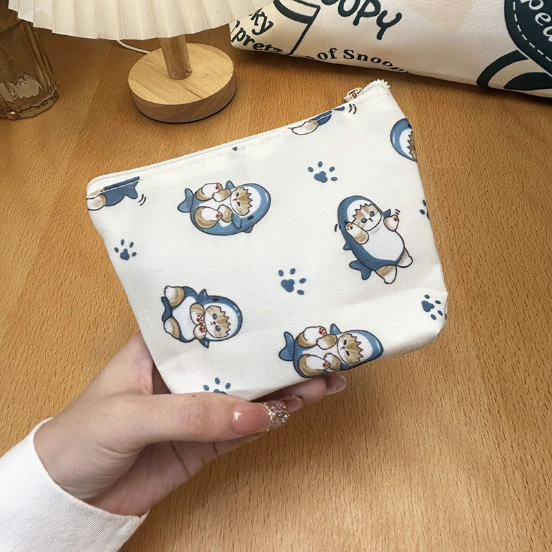 일본 스타일 모푸샌드 상어 고양이 화장품 가방 만화 캔 - Travel Accessories In Japan 리뷰 및 가격