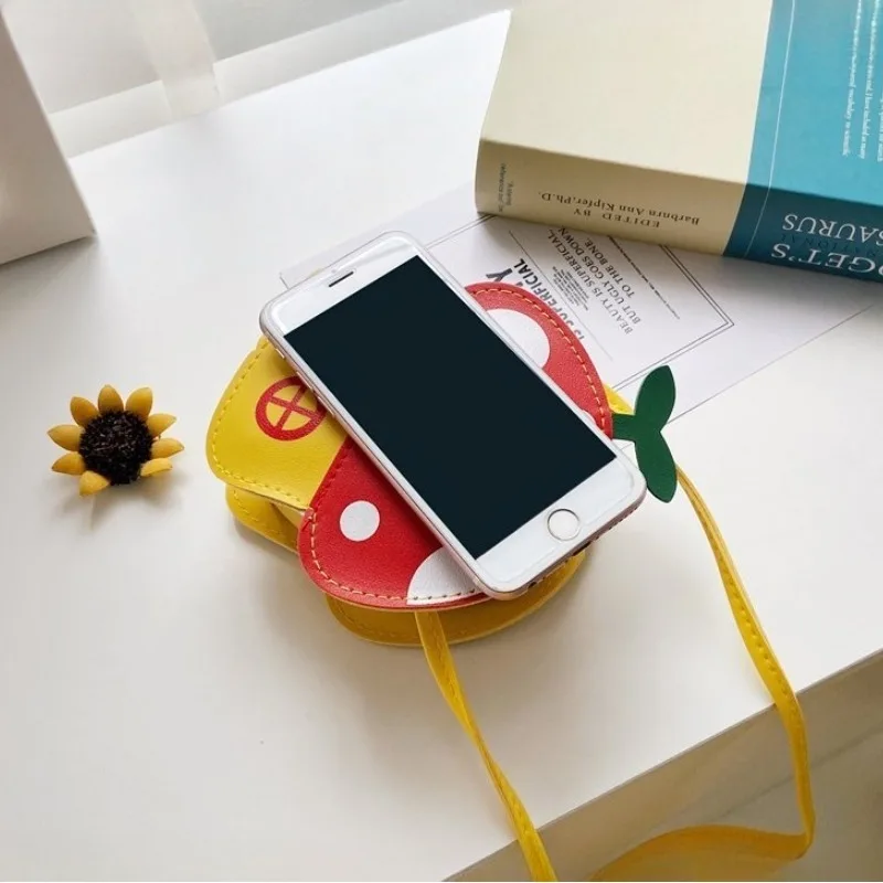 귀여운 버섯 모양 동전 지갑 캐주얼 PU 크로스백 -  - Travel Accessories For Girls 리뷰 및 가격