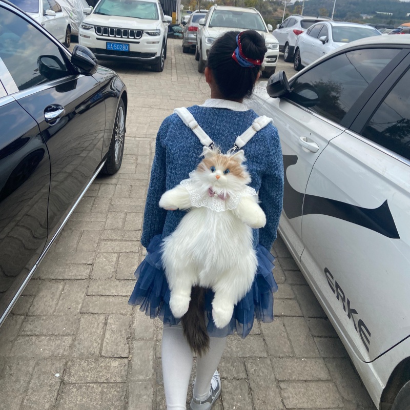 2026년 신상 래그돌 고양이 플러시 백팩 귀여운 인조 - Travel Accessories Gift Ideas 리뷰 및 가격