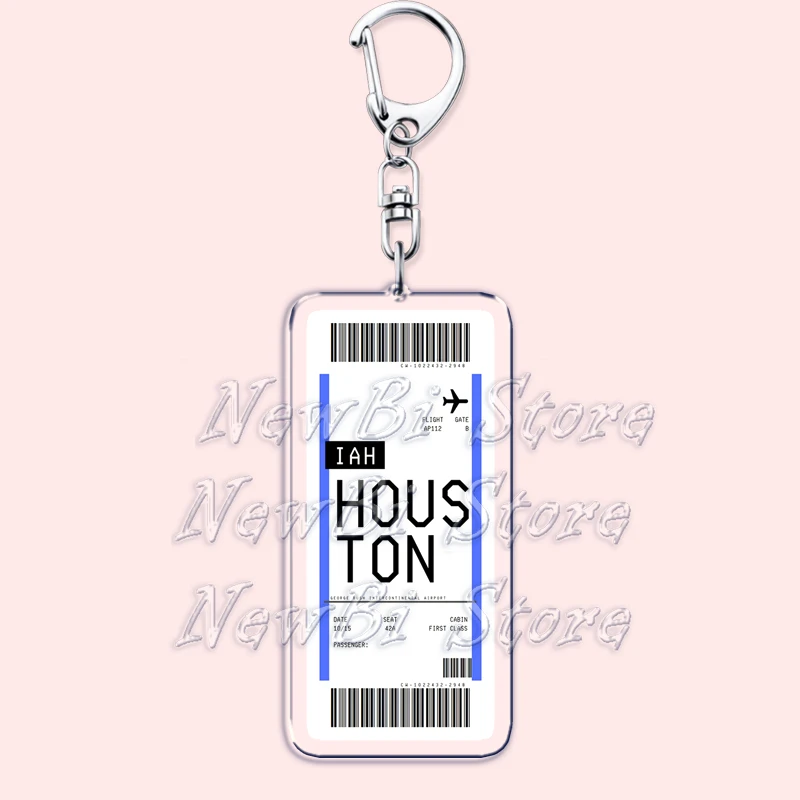 비행기 티켓 탑승권 키 체인 보스턴 파리 도쿄 뉴욕 액 - Travel Accessories New York 리뷰 및 가격