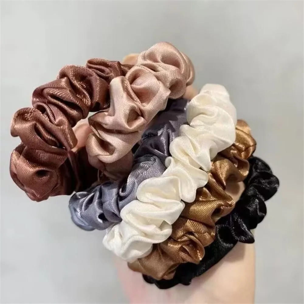 6개입 부드러운 새틴 헤어 스크런치, 미끄럼 방지 탄성 - Travel Accessories For Girls 리뷰 및 가격