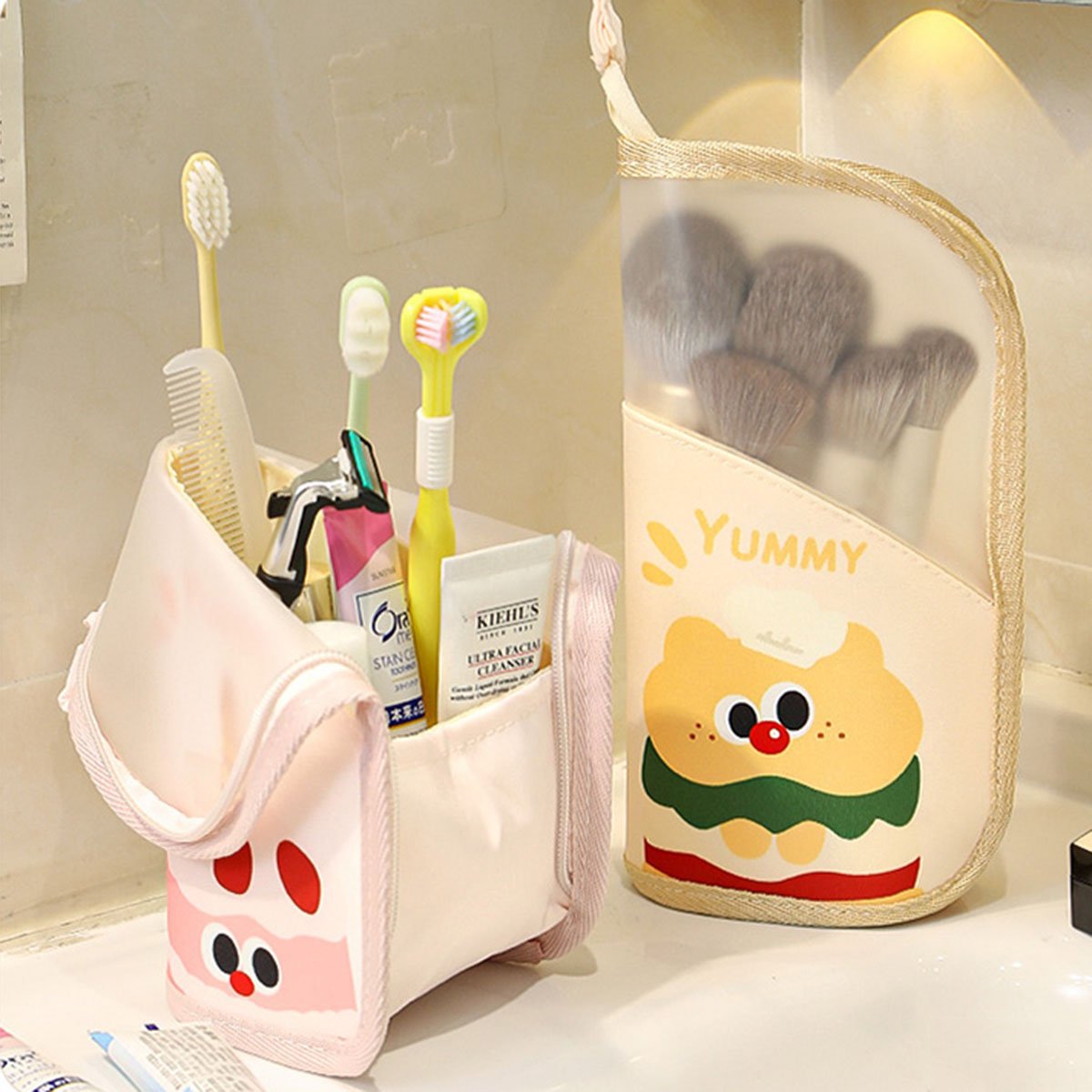 1Pcs 화장품 가방 여행 스탠드 보관 메이크업 속옷  - Travel Accessories Pouch 리뷰 및 가격