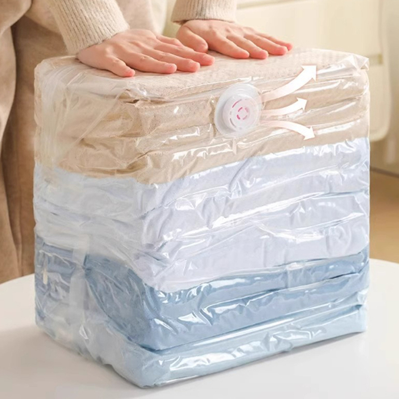진공 백 대형 펌프 필요 없음 플라스틱 보관 백 의류  - Travel Accessories In Store 리뷰 및 가격