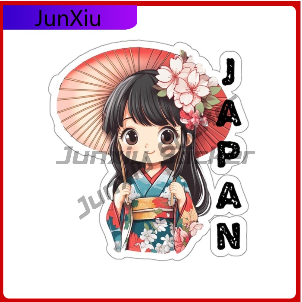 일본 여행 스티커 아시아 일본 소녀 스티커 외부 액세서 - Travel Accessories In Japan 리뷰 및 가격