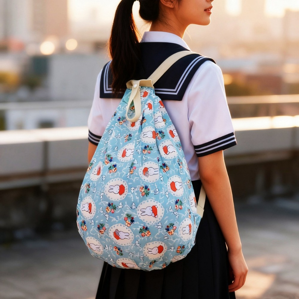 귀여운 접이식 친환경 가방 만화 대용량 쇼핑 파우치 일 - Travel Accessories In Japan 리뷰 및 가격